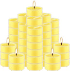 3.5-Hour 50Pack Citronella Tealight Candles, Outdoor and Indoor Summer Scented - Image 2