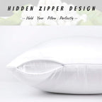 100% Silk Pillow Cases 2 Pack, Mulberry Silk Pillowcase - Image 3