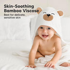 KeaBabies Hooded Baby Towel for Newborn - Image 3