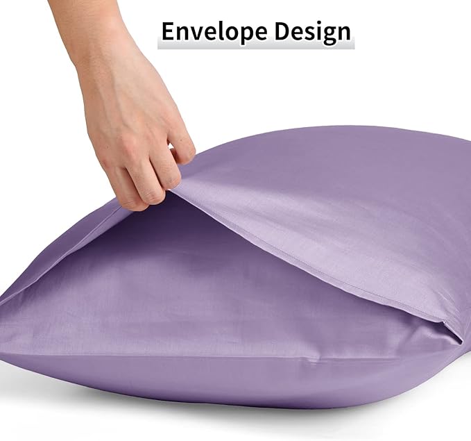 Warmstar Cotton Pillow Cases Queen Size Set of 2, 600 Thread Count Pillowcases - Image 5