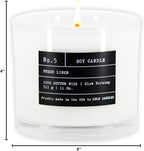 Lulu Candles | Fresh Linen | Luxury Scented Soy Jar Candle | Hand Poured in The - Image 2