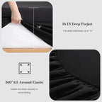 Queen Sheet Set 4 Pieces, Wrinkle Free, Oeko-Tex Certified - Image 3