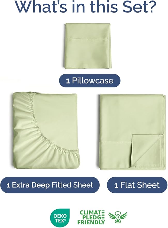 Extra Deep Twin Sheet Set - Image 2