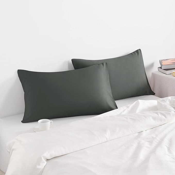 NTBAY King Pillow Cases Set of 2, 2 Pack Brushed Microfiber 20x40 Pillow Cases - Image 2