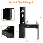 OmySalon Salon Stations for Hair Stylist, Locking Barber Station Organizer - Image 6