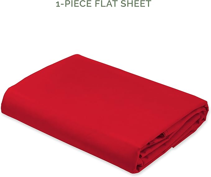 Elegant Comfort Premium Hotel Quality 1-Piece Flat Sheet, Luxury & Softest 1500 - Image 2