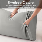 Pillowcases Queen Size 2 Pack, Viscose Cooling Pillow Cases - Image 4