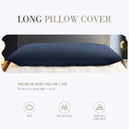 WishSmile Body Cooling Pillowcase Long Pillow Case Breathable Cool Silky Soft - Image 7