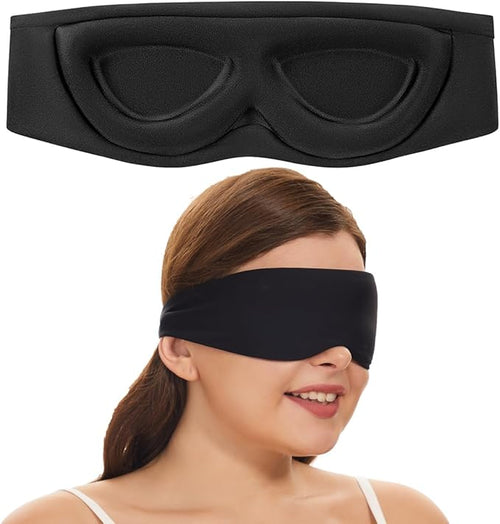 ALASKA BEAR Sleep Mask for Side Sleepers Patented Design, Cup-Shaped and by ALASKABEAR