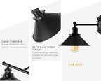 32" Upgrade Black Bathroom Light Fixture, 3-Light Vanity Lights - Image 7