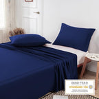 Lirex 2-Pack Queen Size Flat Sheet Set, Ultra-Soft Brushed 1800 Microfiber - Image 4