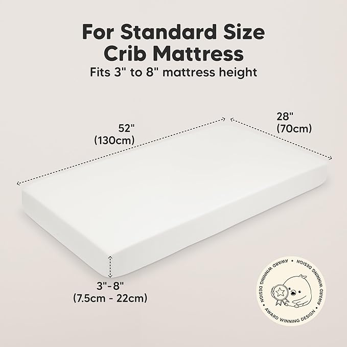 KeaBabies 2-Pack Organic Crib Sheets - Image 2