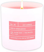 Lulu Candles | Rose & Sandalwood | Smells Floral & Woody | Luxury Scented Soy - Image 3