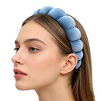 Headbands Women Hair Head Bands, Padded Fabric Hair Bands Wide Velvet Non Slip - Image 6