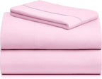 LuxClub 3 PC Twin Sheet Set, Deep Pockets Wrinkle Free Cooling Bed Sheets Hotel - Image 8