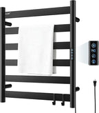 R FLORY Heated Towel Rack for Bathroom, 6 Bar Wall Mounted Towel Warmer Racl by FLORY