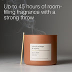 Bath & Body Works 3-Wick Candle, Sweet Orange & Agave Citrus Candle, Strong - Image 5