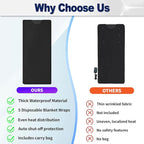 Sauna Blanket for Home, Portable Full Body Heating Wrap - Image 4