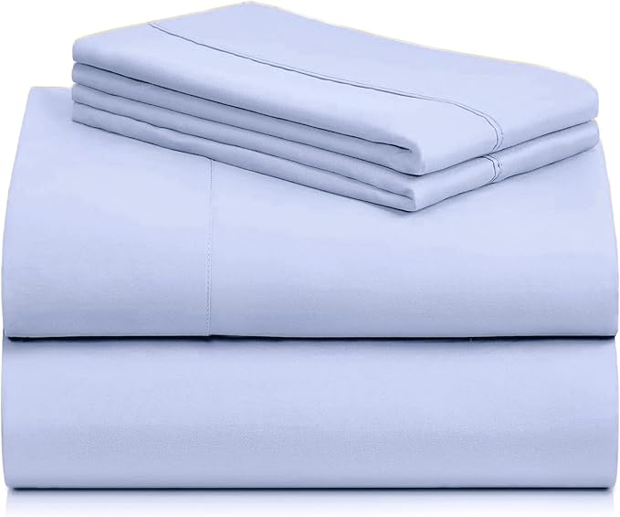 LuxClub 4 PC Sheet Set Bed Sheets Deep Pockets 16" Eco Friendly Wrinkle Free - Image 8