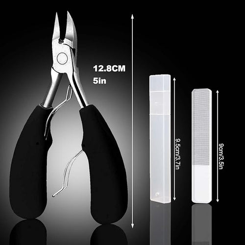 11 Piece Set Ingrown Toenail Pedicure Tool Kit, Stainless Steel Nail Care - Image 2