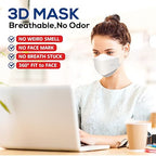 LEVENIS KN95 Face Masks 100 Pack, Breathable Comfortable and Disposable KN95 - Image 5
