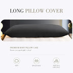 WishSmile Body Cooling Pillowcase Long Pillow Case Breathable Cool Silky Soft - Image 7