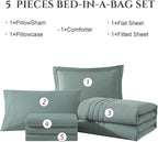 Monbix Twin XL Size Comforter Set - Image 8
