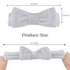Casoty 6 Pcs Hair Band, Soft Coral Fleece Spa Headbands - Image 6