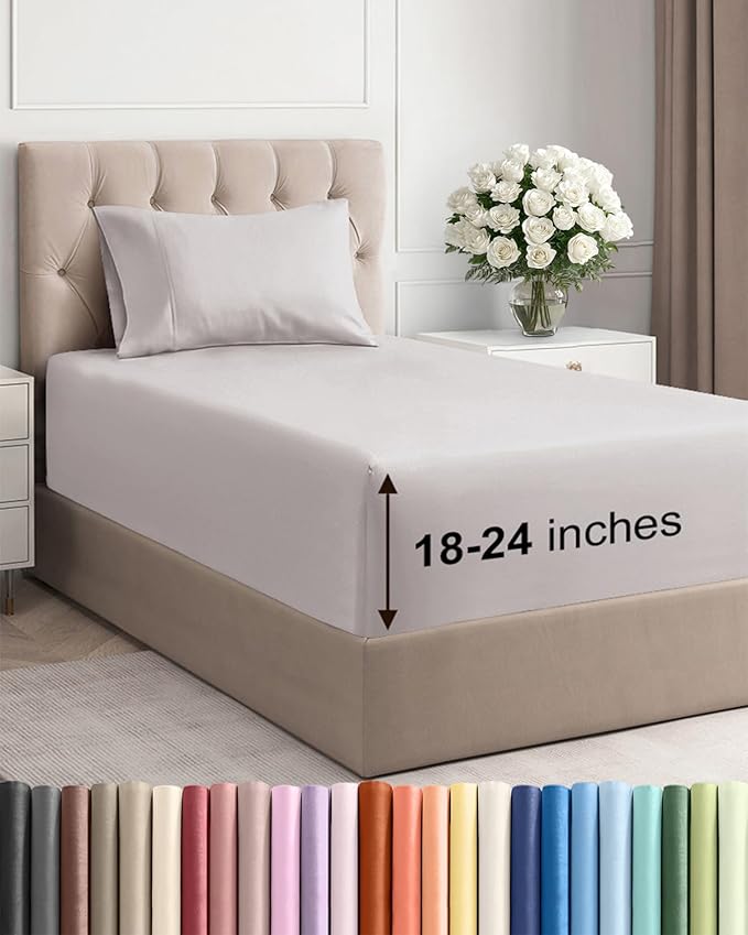 Extra Deep Twin Sheet Set by CGKUnlimited