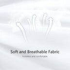 TEXARTIST Premium 2100 Series Twin Comforter All Season Breathable White - Image 4