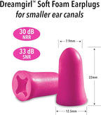 Mack's Dreamgirl Soft Foam Earplugs, 50 Pair, 33dB SNR - Image 2