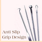 22 Pcs Pimple Popper Tool Kit 410 Stainless Steel Blackhead Remover Tools - Image 8