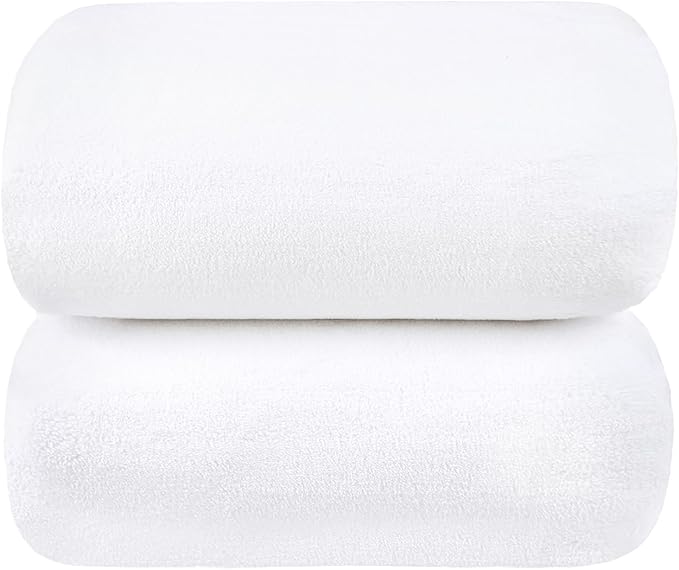 JML Microfiber Bath Towels, Oversized Bathroom Towel 2 Pack 40" x 80", Super - Image 6