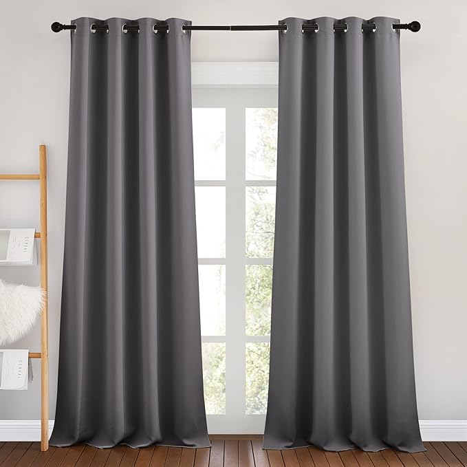 NICETOWN Bedroom Blackout Curtains 90 inch Length by NICETOWN