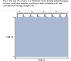 Room Divider Ceiling Mounted Curtains Track Sets Extra Wide Blackout Curtain - Image 7