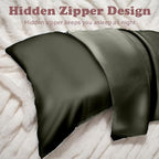 Mulberry Silk Pillowcase for Hair and Skin Queen Size 20"X 30" - Image 4