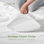 Cooling Pillowcases Standard Size Set of 2, Viscose Derived from Bamboo - Image 6