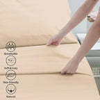 2-Pack Cotton Cal King Flat Sheet Only, 600 Thread Count 100% Egyptian Cotton - Image 3
