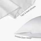 Cobnom Mulberry Silk Pillowcase Set, 600 Thread Count, Breathable - Image 5