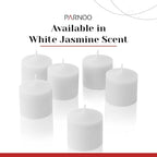 White Jasmine Scented Votive Candles, Scented 10 Hour Burn Time - Image 7