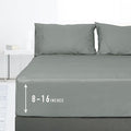 Sunflower Full Fitted Sheet, 1-Piece Deep Pocket Fitted Bottom Sheet 16" by SunflowerHometexUS