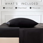FreshCulture Satin Sheets Twin XL Bed Set - Image 3