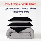 Kotton Culture 120"x98" 3 Pc Oversized King Duvet Cover Set 100% Egyptian Cotton - Image 2