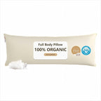 Goose Down Body Pillows for Adults, Large Body Pillow for Side Sleeper by Bildenly