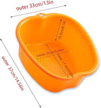AXLOFO® Foot Soaking Bath Basin, Large Plastic Foot Soaking Tub, Feet Massage - Image 2
