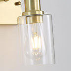 1-Lights Gold Bathroom Light Fixture, Brushed Brass Vanity Light - Image 4