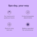 Plum Beauty Complete Nail Care System – 5-in-1 Professional Electric Manicure & - Image 5