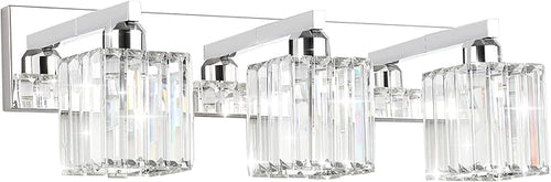 Aipsun Vanity Light Fixtures Crystal Bathroom Lighting Fixtures Chrome Vanity by Aipsun