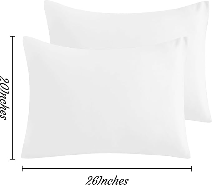 NTBAY Standard Pillow Cases Set of 2, 2 Pack Brushed Microfiber 20x26 Pillow - Image 6