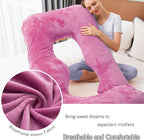 60 Inch Pregnancy Pillow for Sleeping, Extra Large U Shaped Body Pillow - Image 4